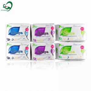 Chinaherbs organic herbal women anion sanitary pads lady soft napkin